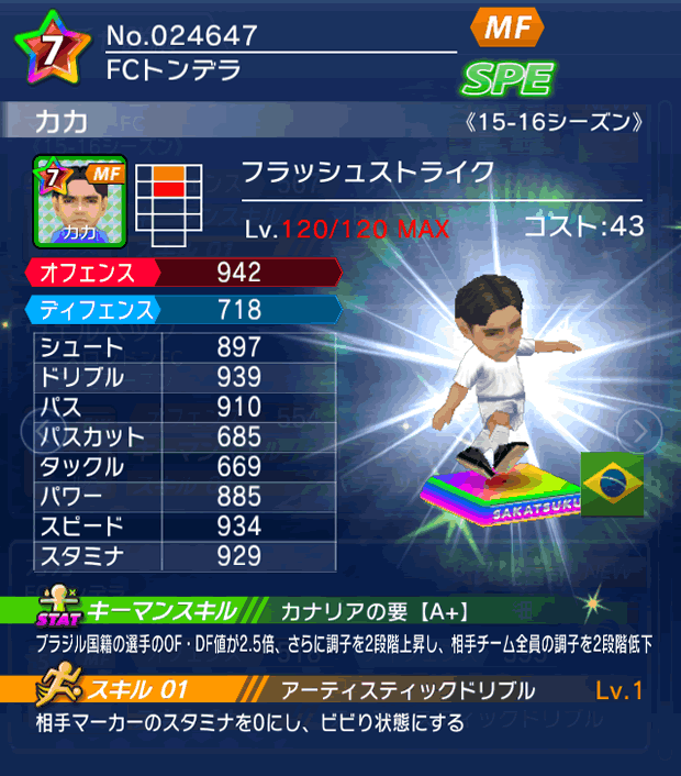 No.24647　カカ【15-16】