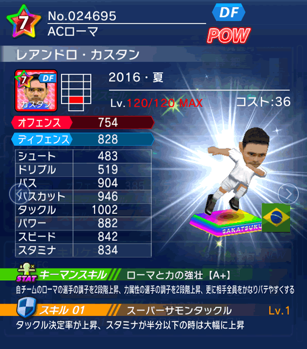 No.24695　レアンドロ・カスタン【16・夏】