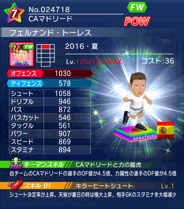 No.24718 フェルナンド・トーレス【16・夏】