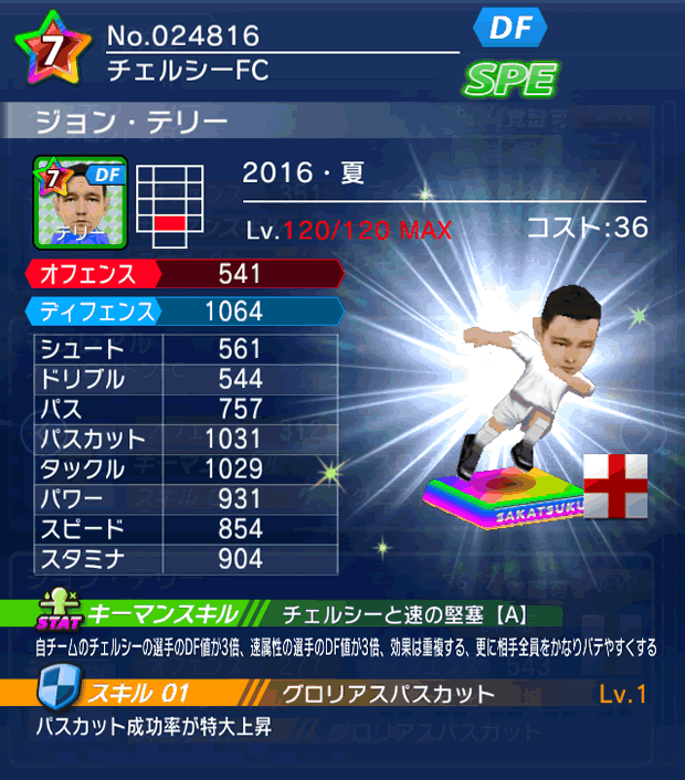 No.24816　ジョン・テリー【16・夏】