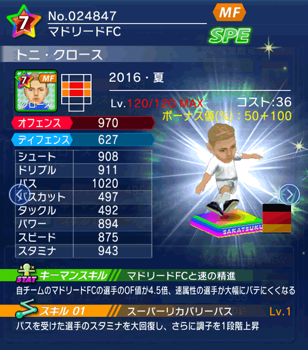 No.24847 トニ・クロース【16・夏】