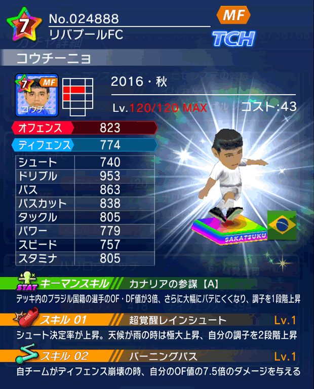 No.24888 コウチーニョ【16・秋】