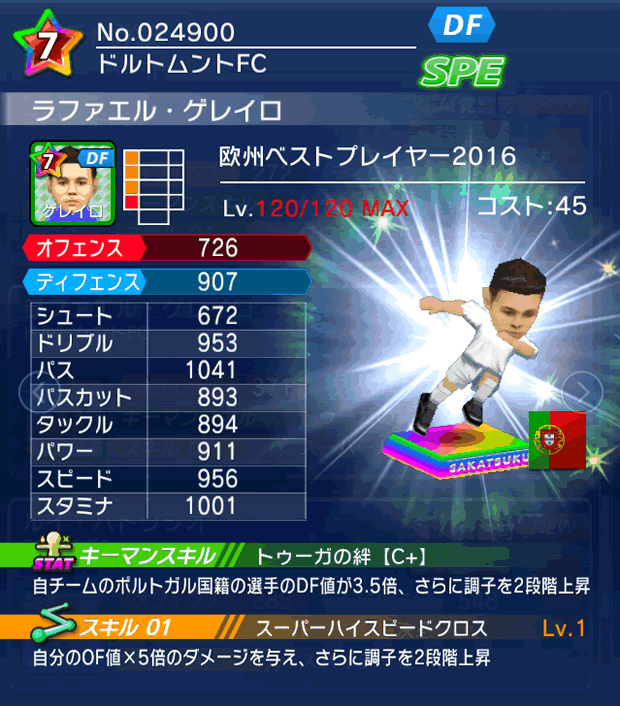 No.24900　ラファエル・ゲレイロ【EU・16】