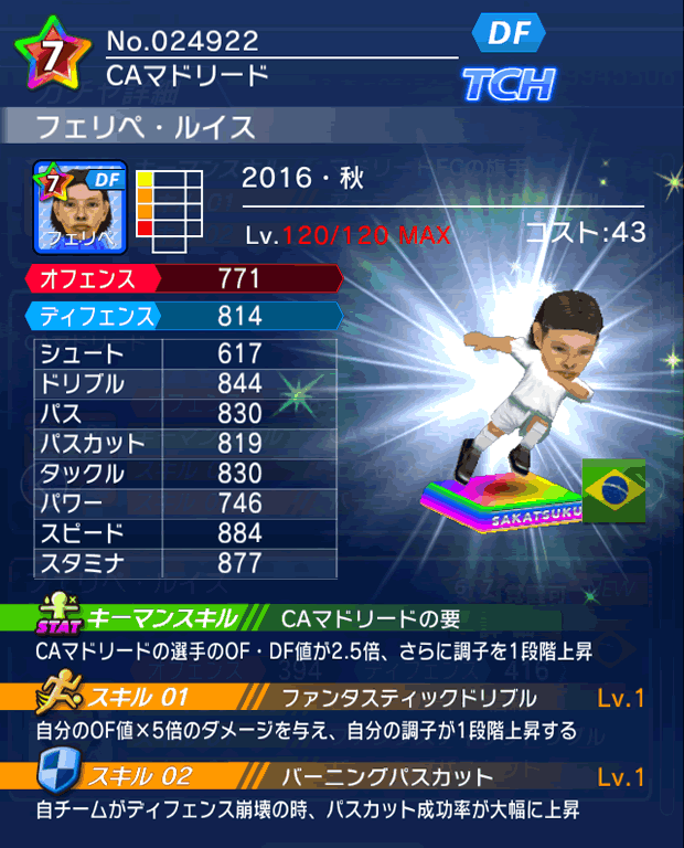 No.24922 フェリペ・ルイス【16・秋】