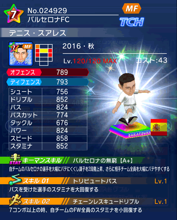 No.24929 デニス・スアレス【16・秋】