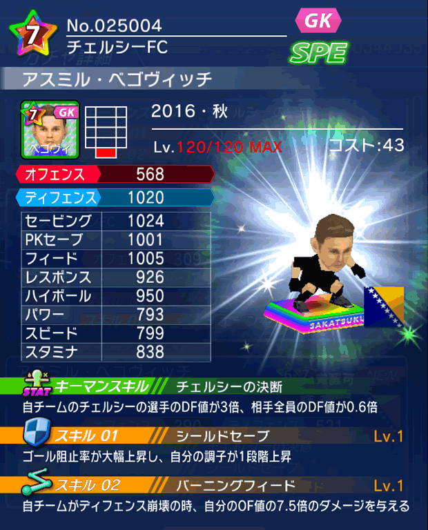 No.25004 アスミル・ベゴヴィッチ【16・秋】