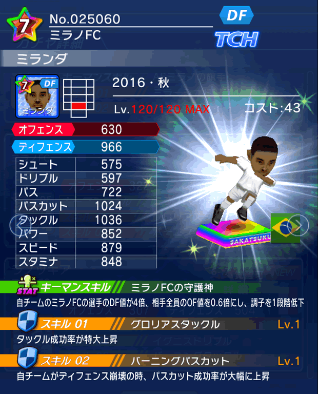 No.25060 ミランダ【16・秋】