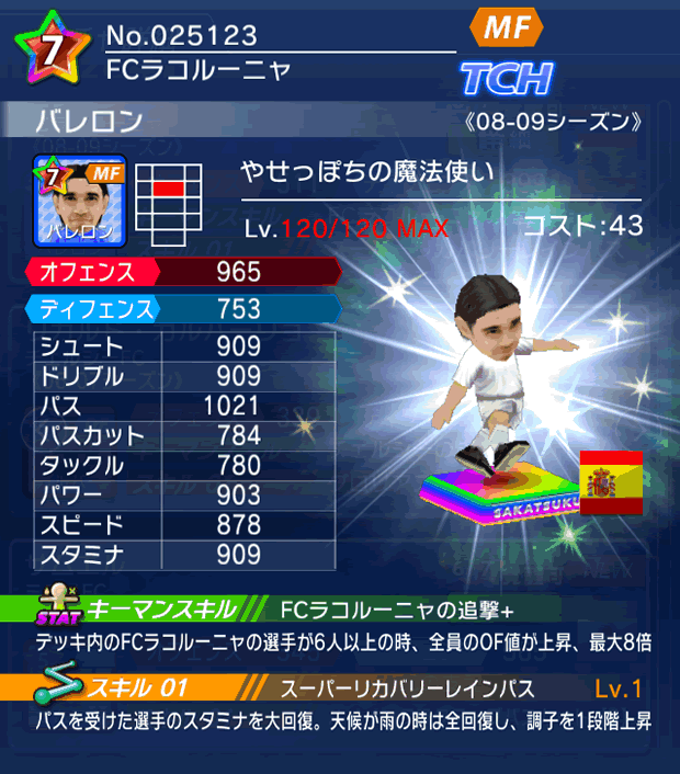 No.25123 バレロン【08-09LS】