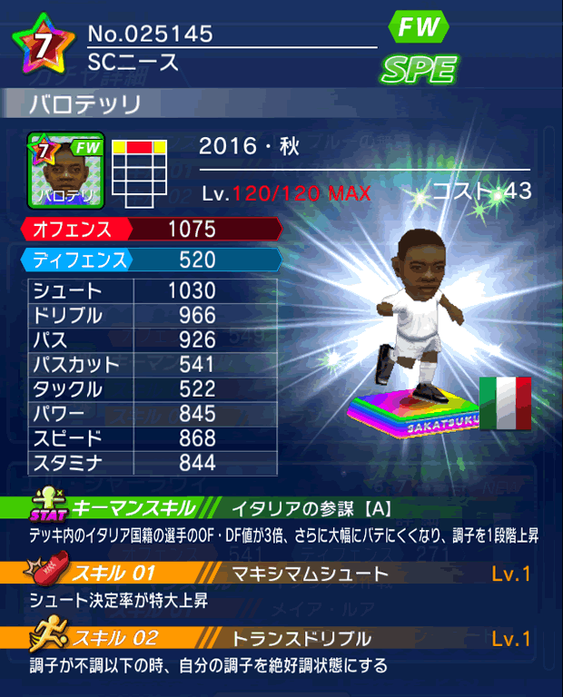 No.25145　バロテッリ【16・秋】