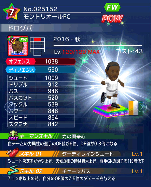 No.25152 ドログバ【16・秋】