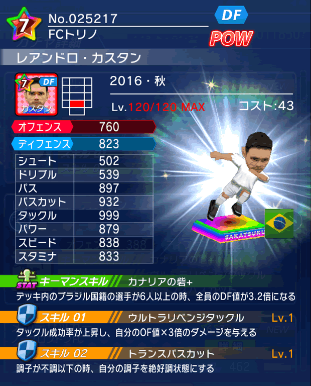 No.25217　レアンドロ・カスタン【16・秋】