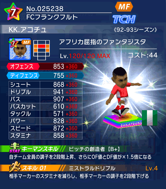 No.25238　KK．アコチュ【92-93cs】