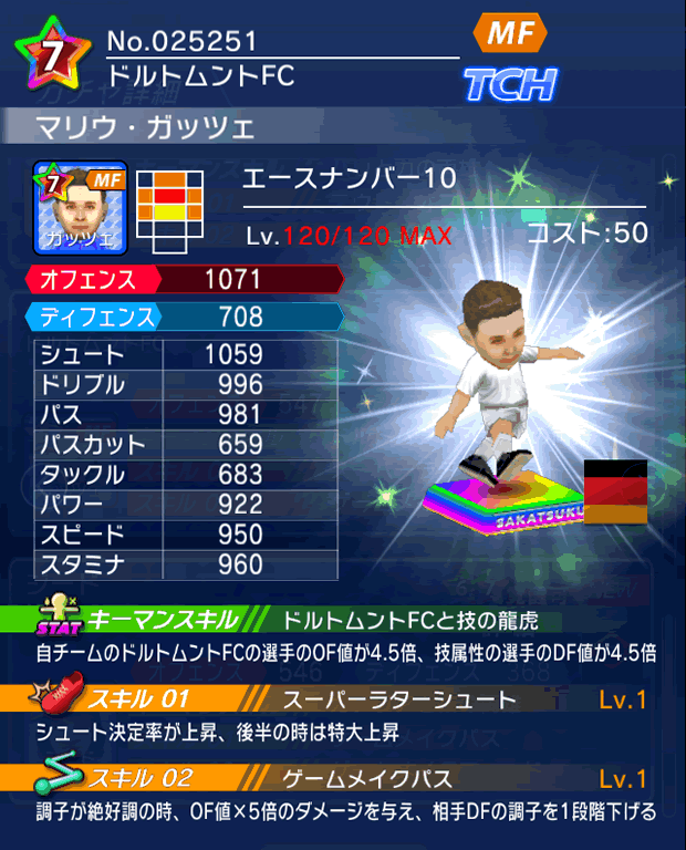 No.25251 マリウ・ガッツェ【No.10】