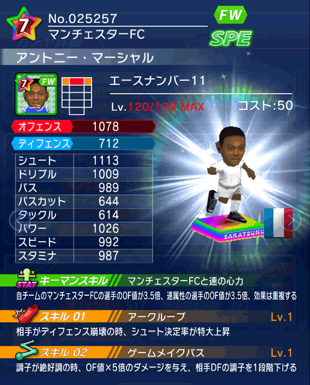 No.25257　アントニー・マーシャル【No.11】