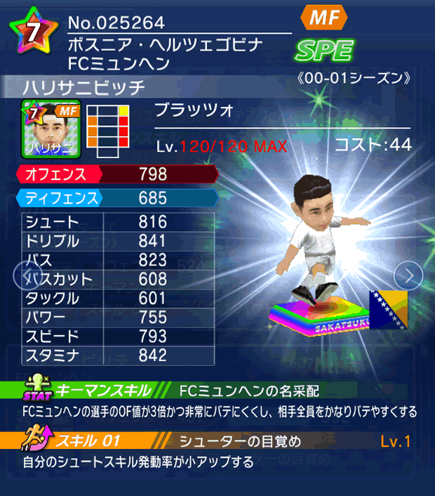 No.25264 ハリサニビッチ【00-01cs】