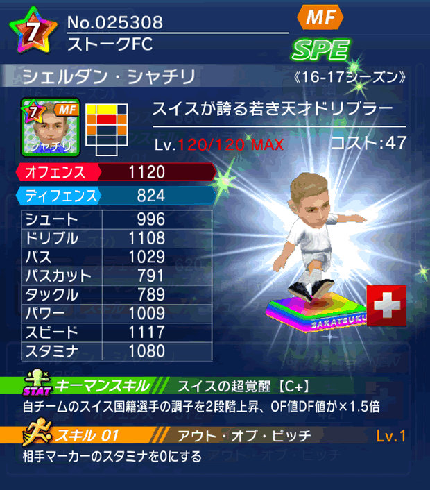 No.25308 シェルダン・シャチリ【16-17】