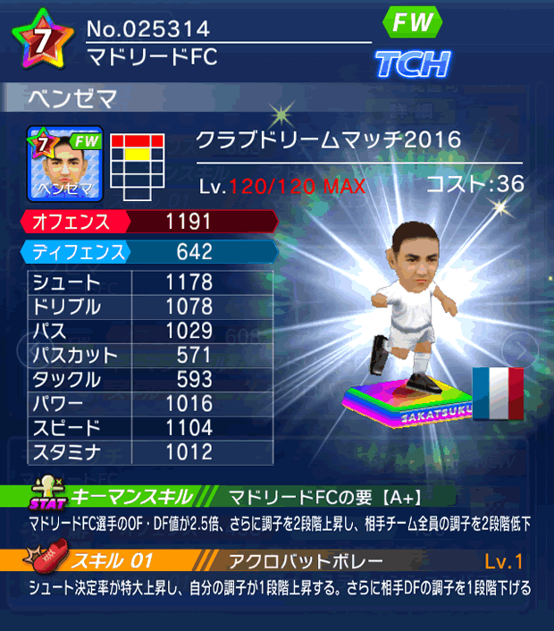 No.25314 ベンゼマ【CDM・16】