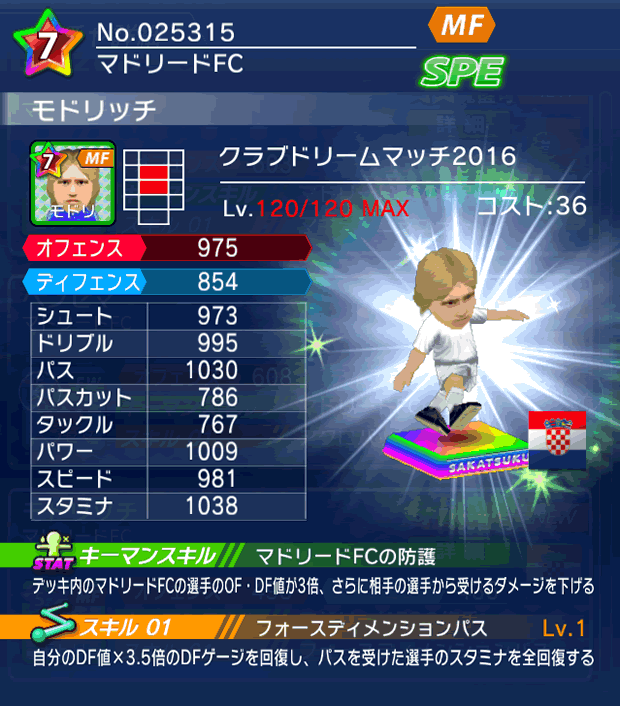 No.25315 モドリッチ【CDM・16】