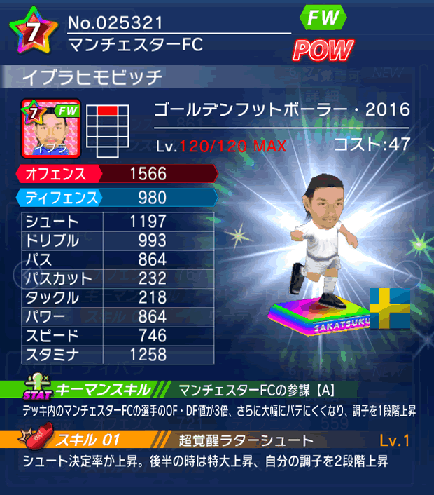 No.25321 イブラヒモビッチ【GFB16】