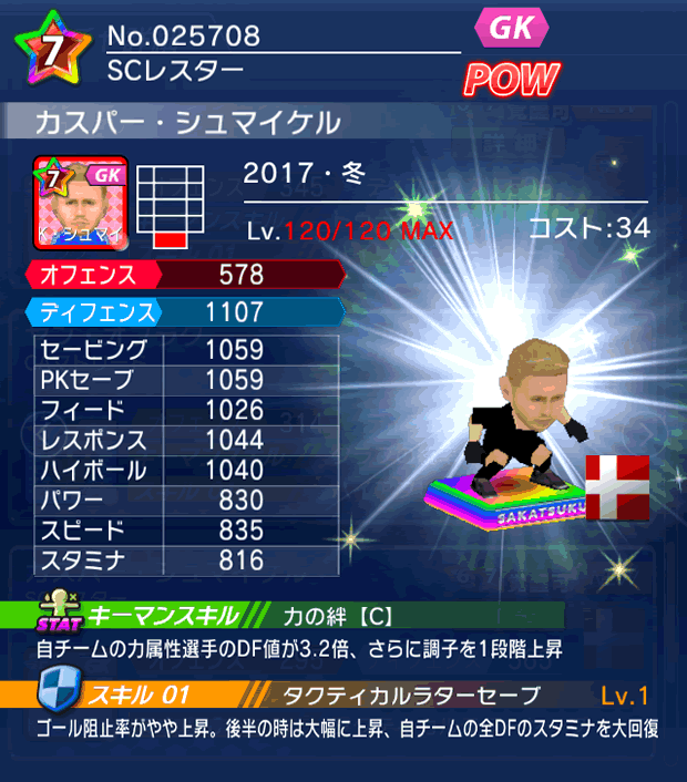 No.25708　カスパー・シュマイケル【17・冬】