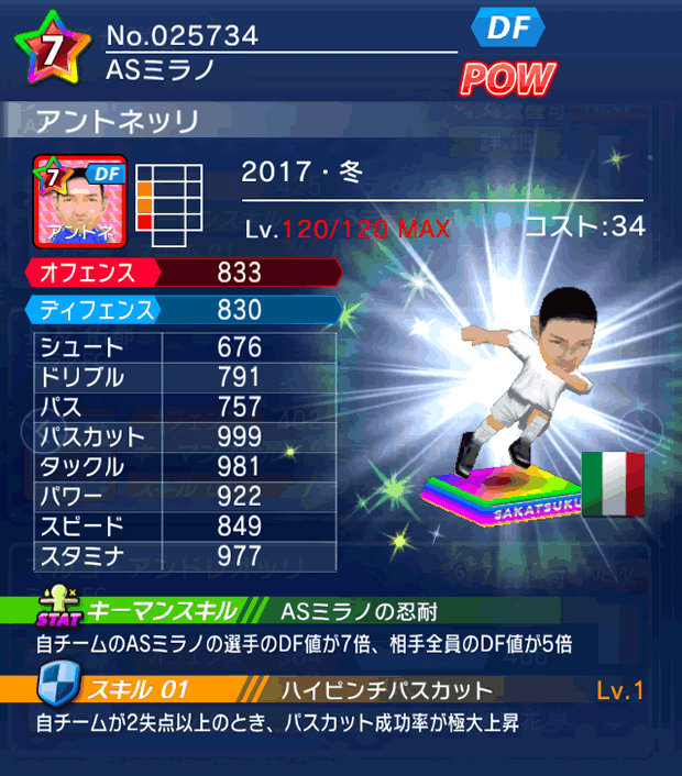 No.25734　アントネッリ【17・冬】