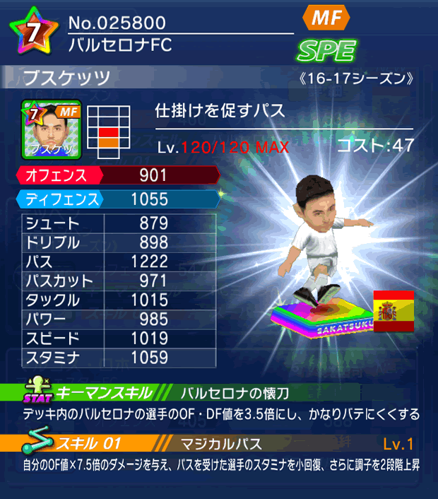 No.25800 ブスケッツ【16-17】