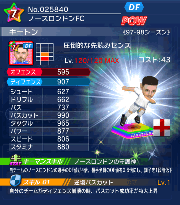 No.25840　キートン【97-98LL】