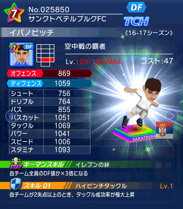 No.25850　イバノビッチ【16-17】