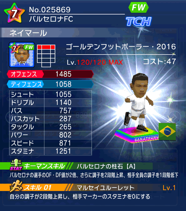 No.25869　ネイマール【GFB16】