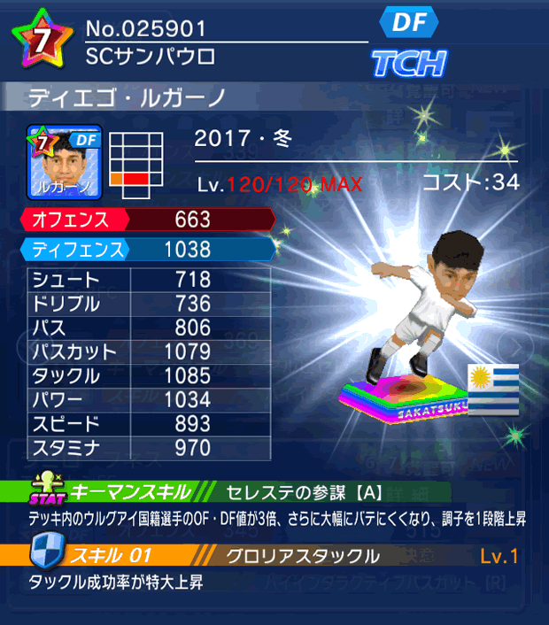 No.25901　ディエゴ・ルガーノ【17・冬】