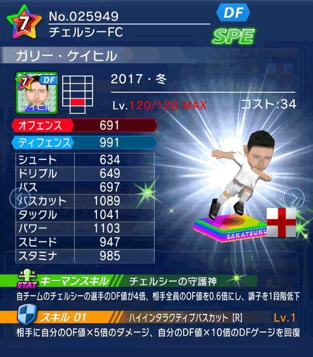 No.25949　ガリー・ケイヒル【17・冬】