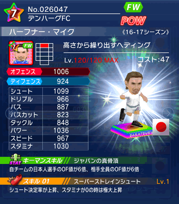 No.26047　ハーフナー・マイク【16-17】