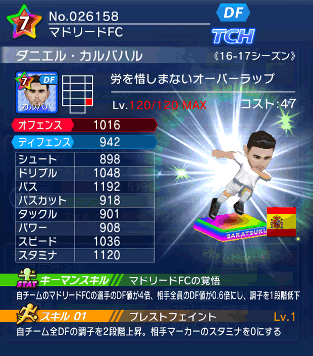 No.26158 ダニエル・カルバハル【16-17】
