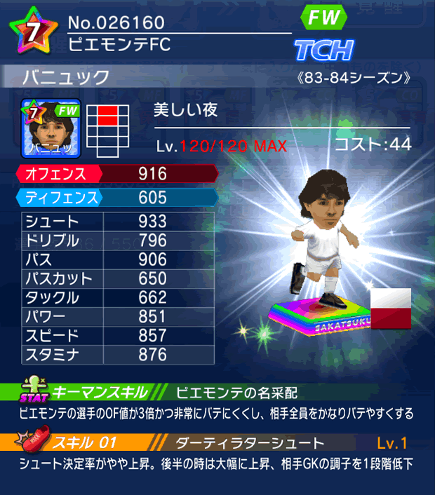 No.26160 バニュック【83-84cs】