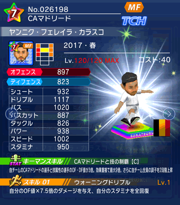 No.26198　ヤンニク・フェレイラ・カラスコ【17・春】