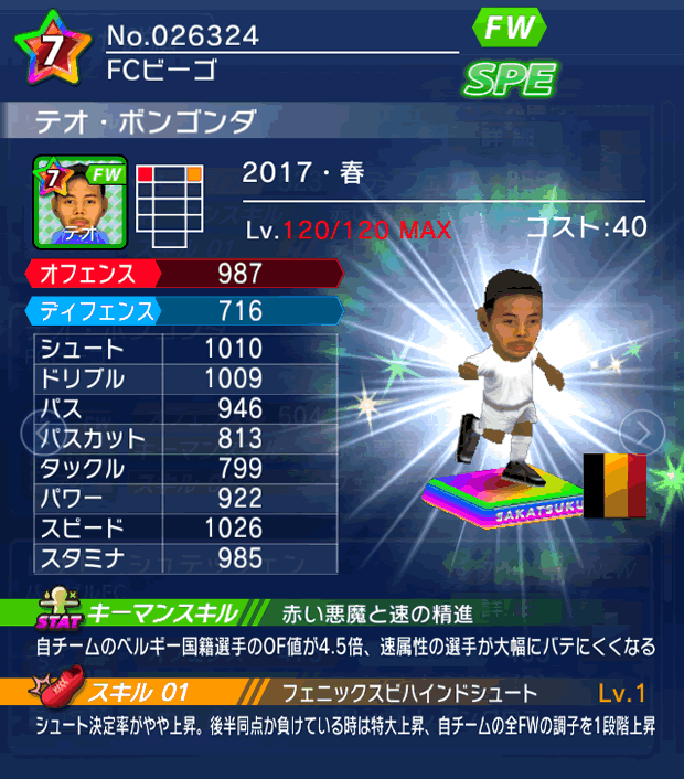 No.26324 テオ・ボンゴンダ【17・春】