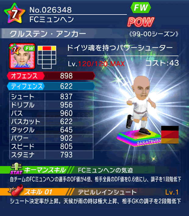 No.26348　クルステン・アンカー【99-00LL】