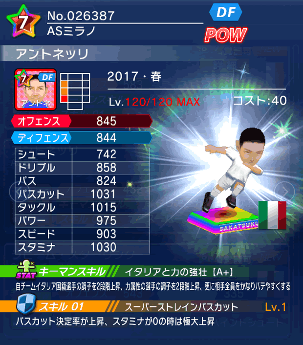 No.26387　アントネッリ【17・春】