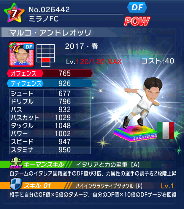 No.26442　マルコ・アンドレオッリ【17・春】