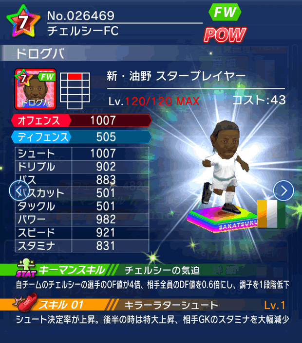 No.26469 ドログバ【新油野・ST】