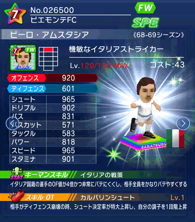 No.26500　ピーロ・アムスタシア【68-69LL】