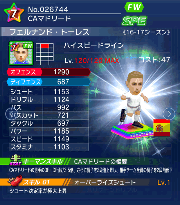 No.26744　フェルナンド・トーレス【16-17】