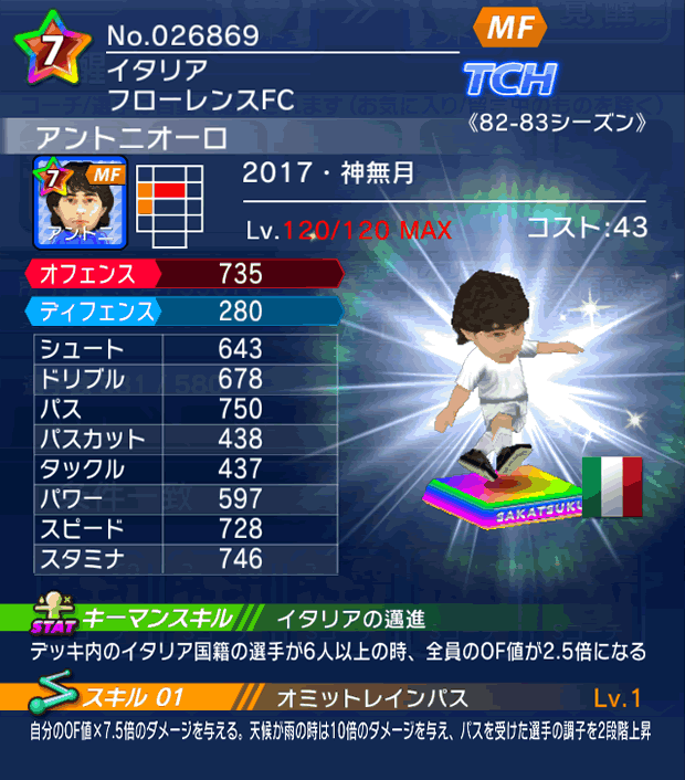 No.26869　アントニオーロ【17・神無月】