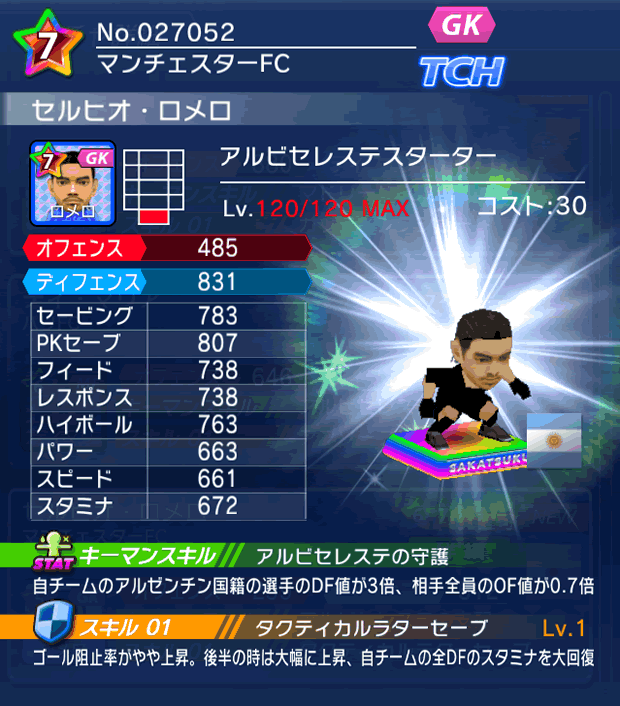 No.27052　セルヒオ・ロメロ【AR_starter】