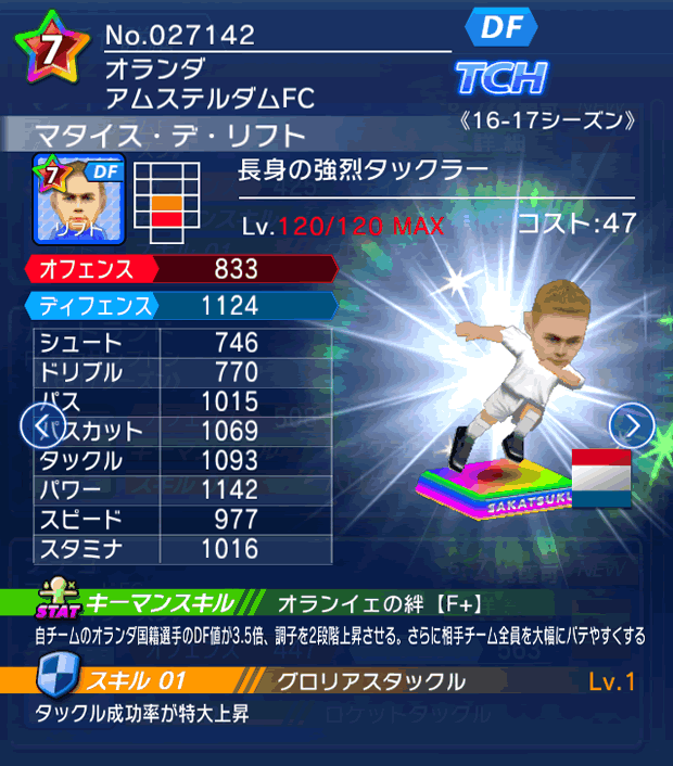 No.27142　マタイス・デ・リフト【16-17】