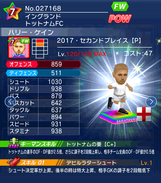 No.27168 ハリー・ケイン【17・spP】