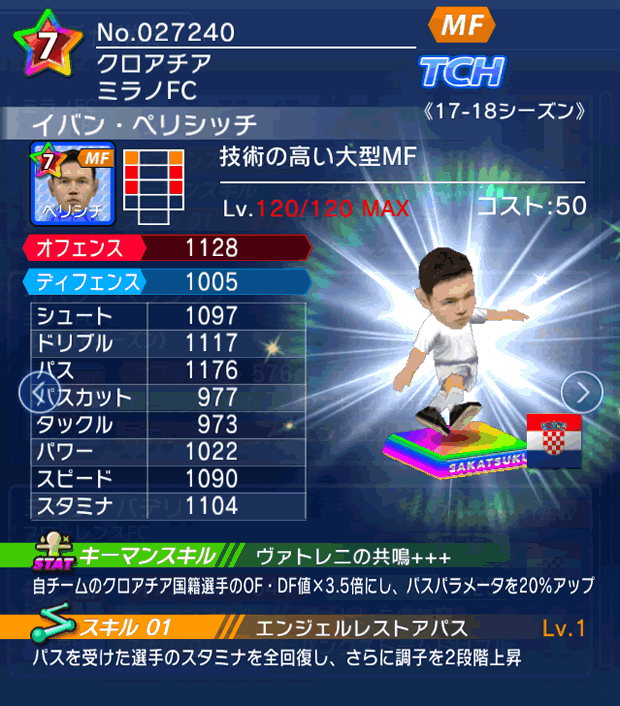 No.27240 イバン・ペリシッチ【17-18】