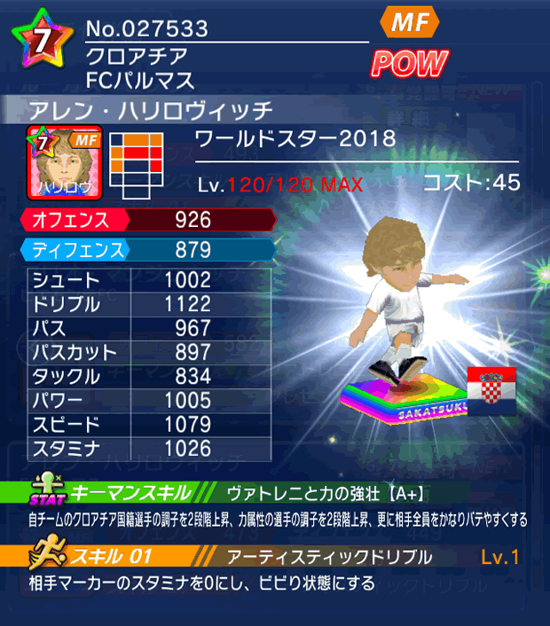 No.27533 アレン・ハリロヴィッチ【WS18】