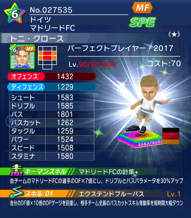 No.27535 トニ・クロース【PP17★】