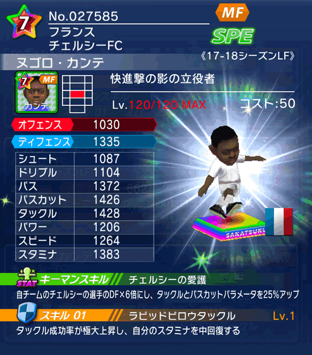 No.27585 ヌゴロ・カンテ【17-18LF】